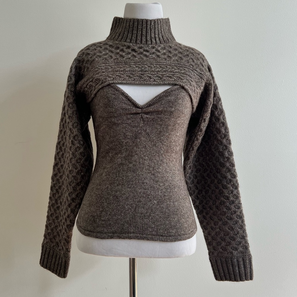 *SOLD* Anthropologie Sweater Shrug set